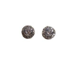NWOT Swarovski Crystal Elements Halo Stud Earrings